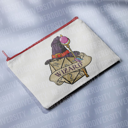 "Classy Dice - Wizard" Zipper Pouch