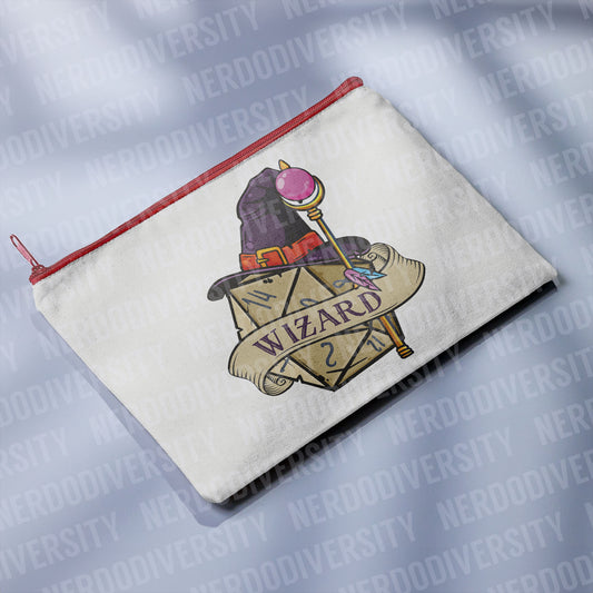 "Classy Dice - Wizard" Zipper Pouch