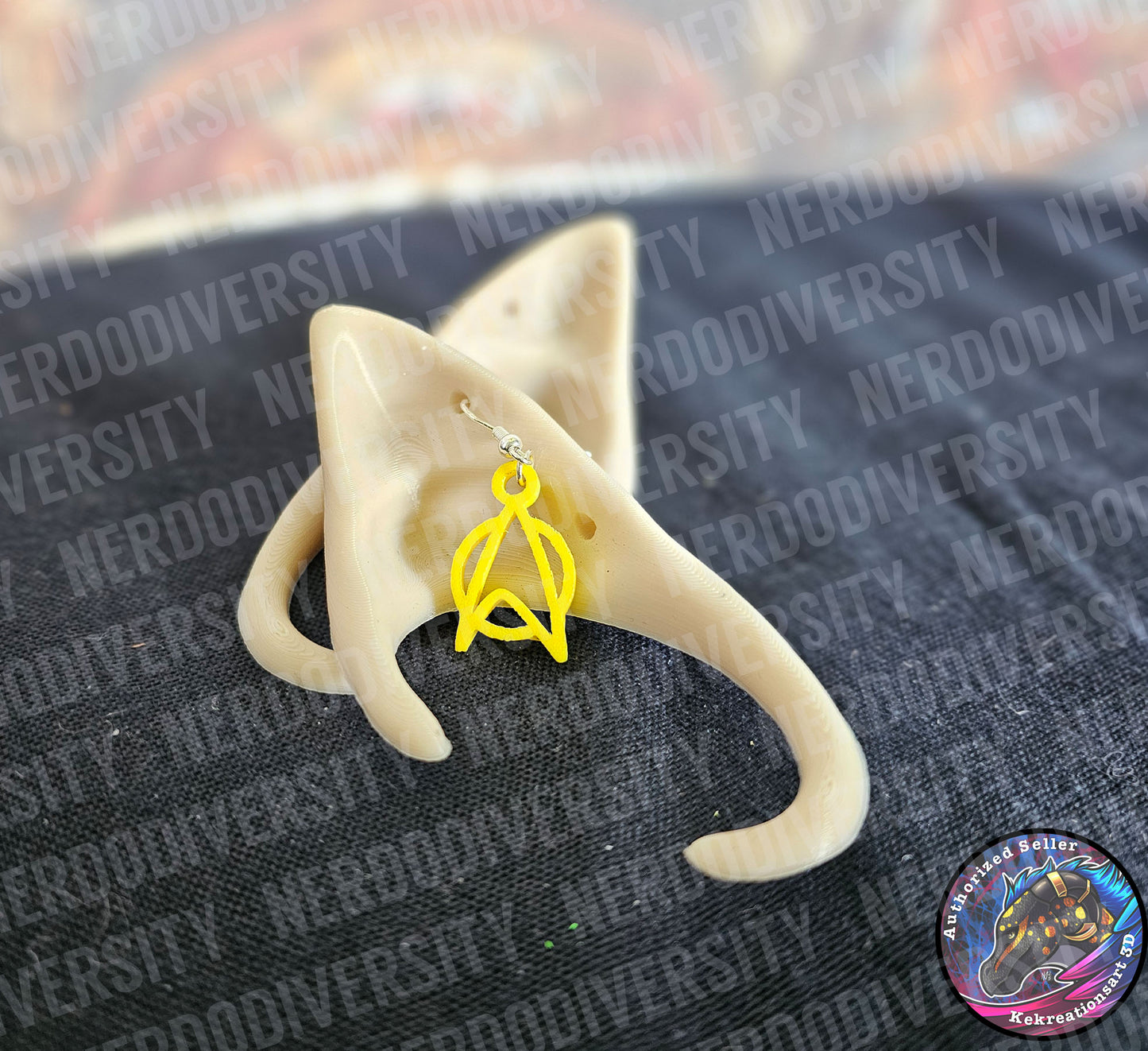 Elf/Fairy Ear Cuffs - Large, Pierced, Bone White