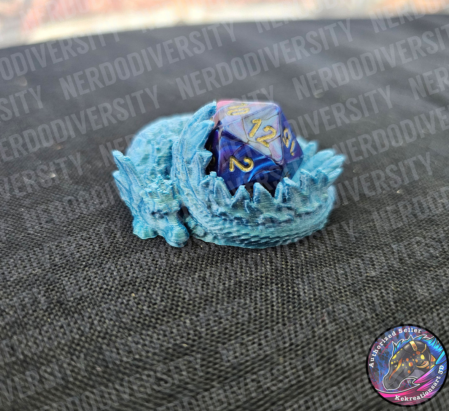 Sleeping Dragon Dice Guardian - Ocean