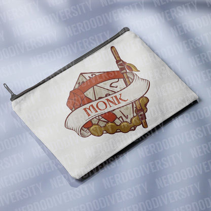 "Classy Dice - Monk" Zipper Pouch