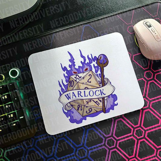 "Classy Dice - Warlock" Mouse Pad