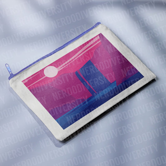 "Pridescapes - Bi" Zipper Pouch