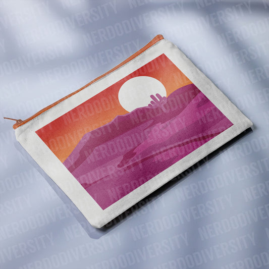 "Pridescapes - Lesbian" Zipper Pouch