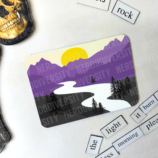 "Pridescapes - Nonbinary" Magnet