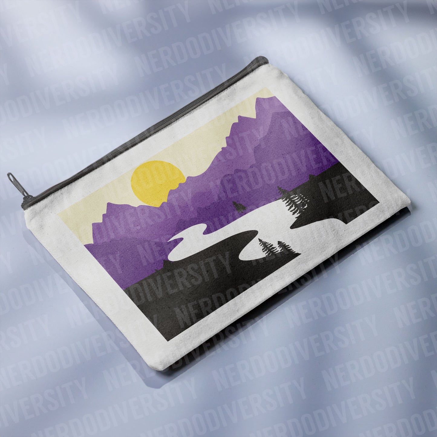 "Pridescapes - Nonbinary" Zipper Pouch