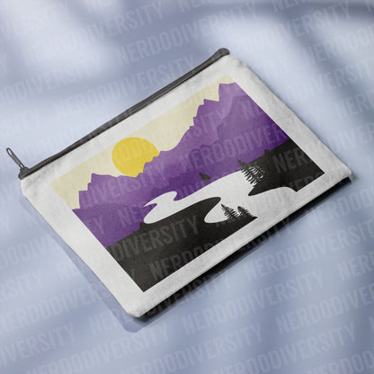 "Pridescapes - Nonbinary" Zipper Pouch