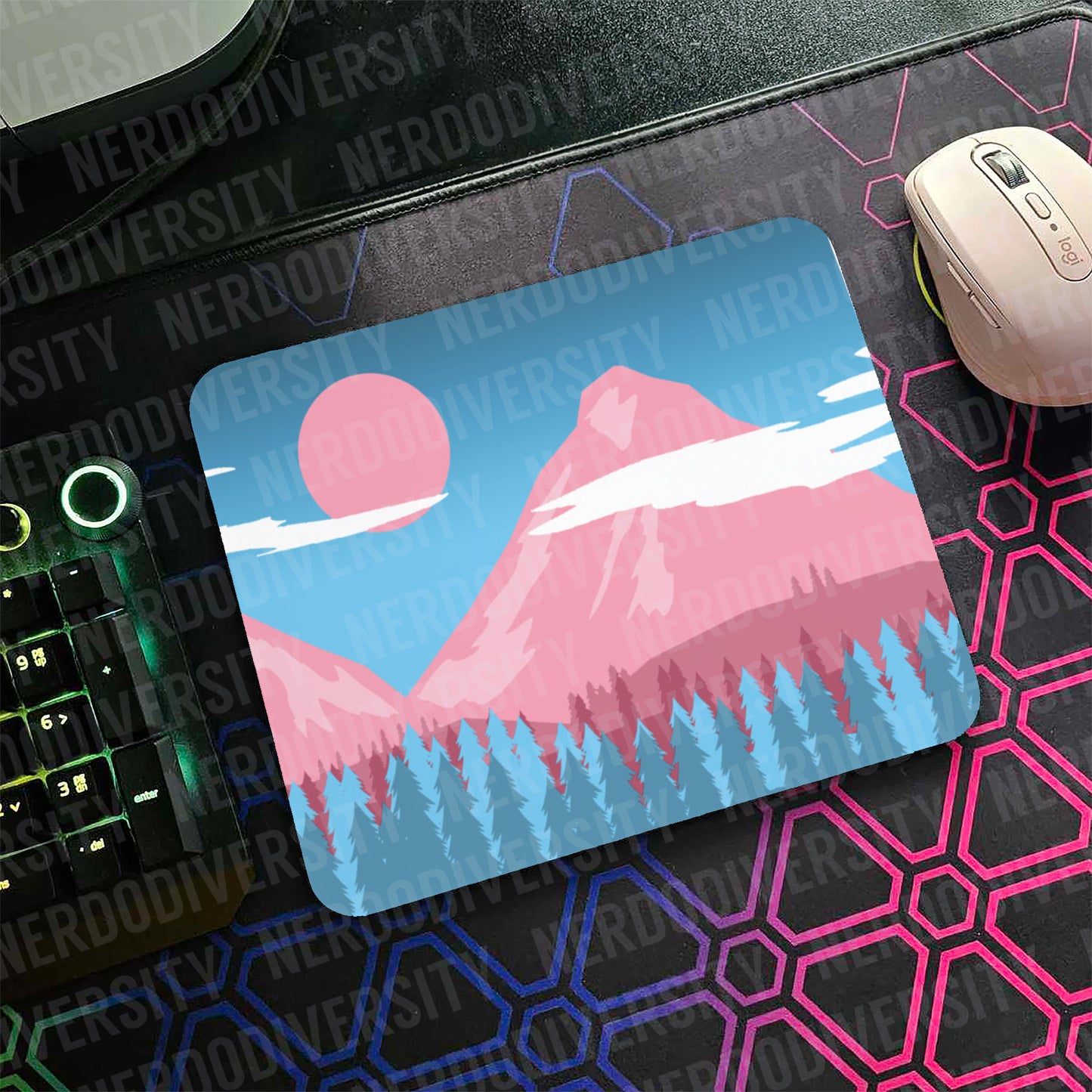 "Pridescapes - Trans" Mouse Pad