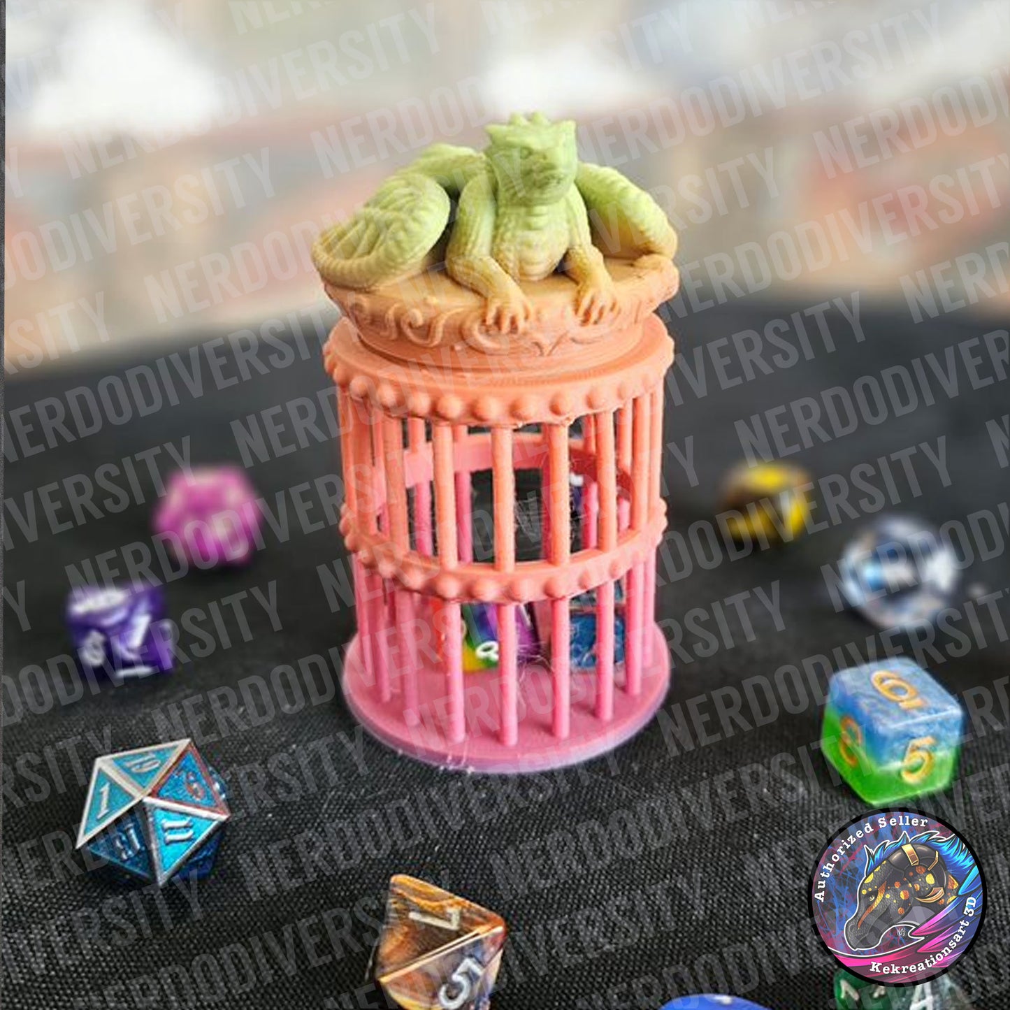 Dragon-topped Dice Jail