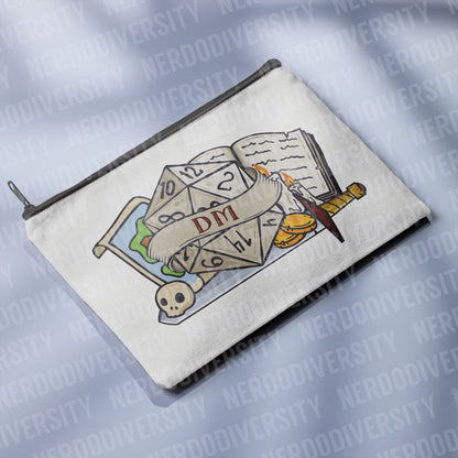 "Classy Dice - DM" Zipper Pouch