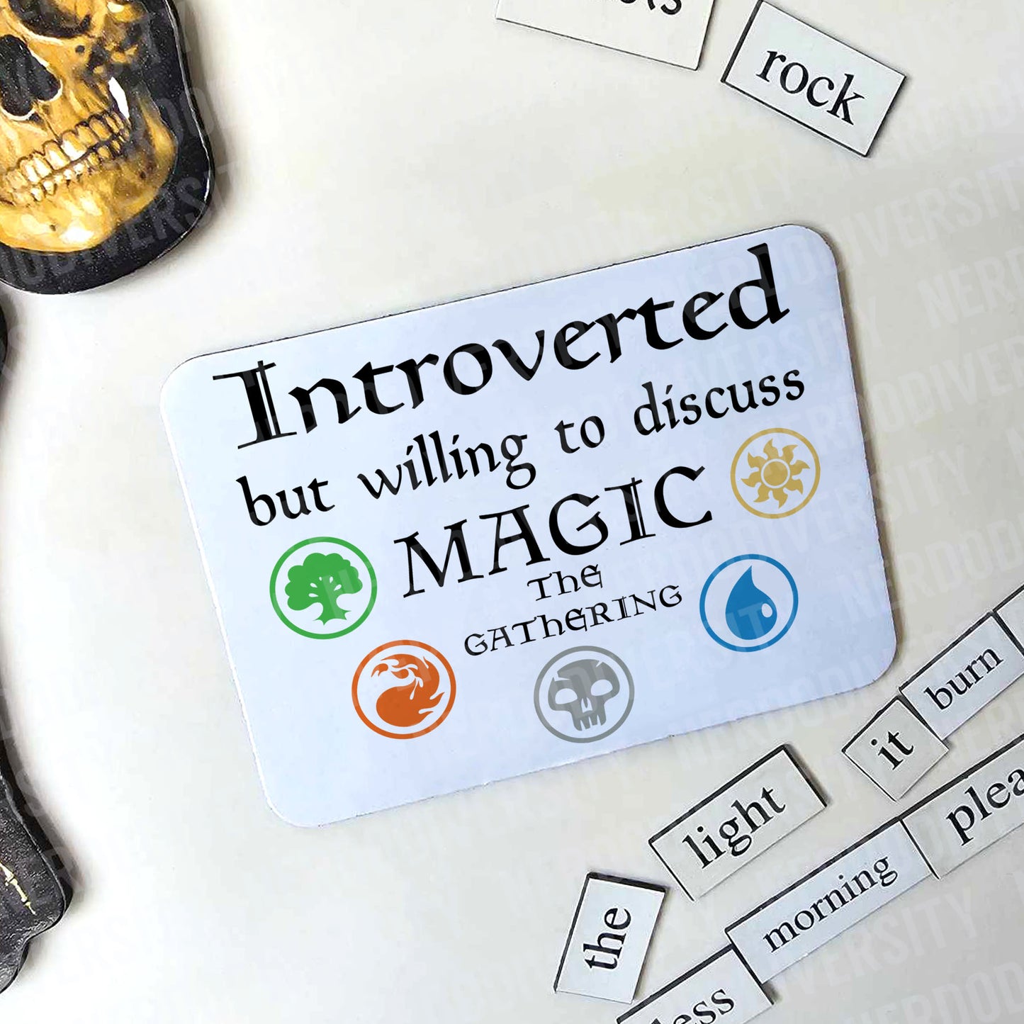 "Introverted But Willing to Discuss Magic: the Gathering" Magnet