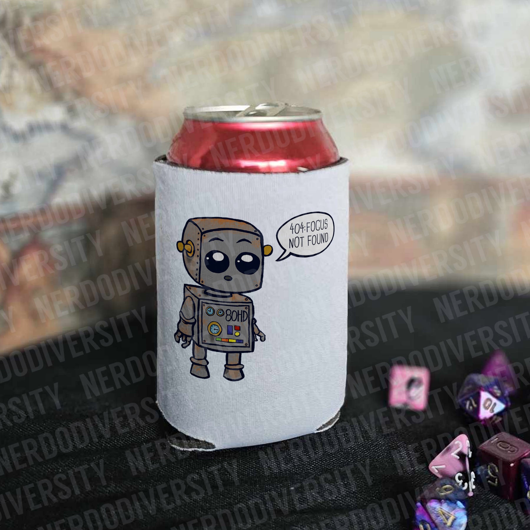 "80HD" Can Cooler