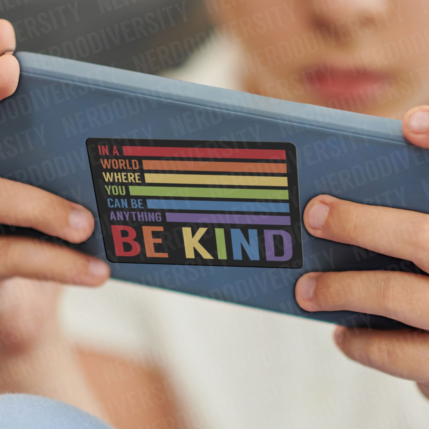 "Be Kind (Dark Mode)" Sticker