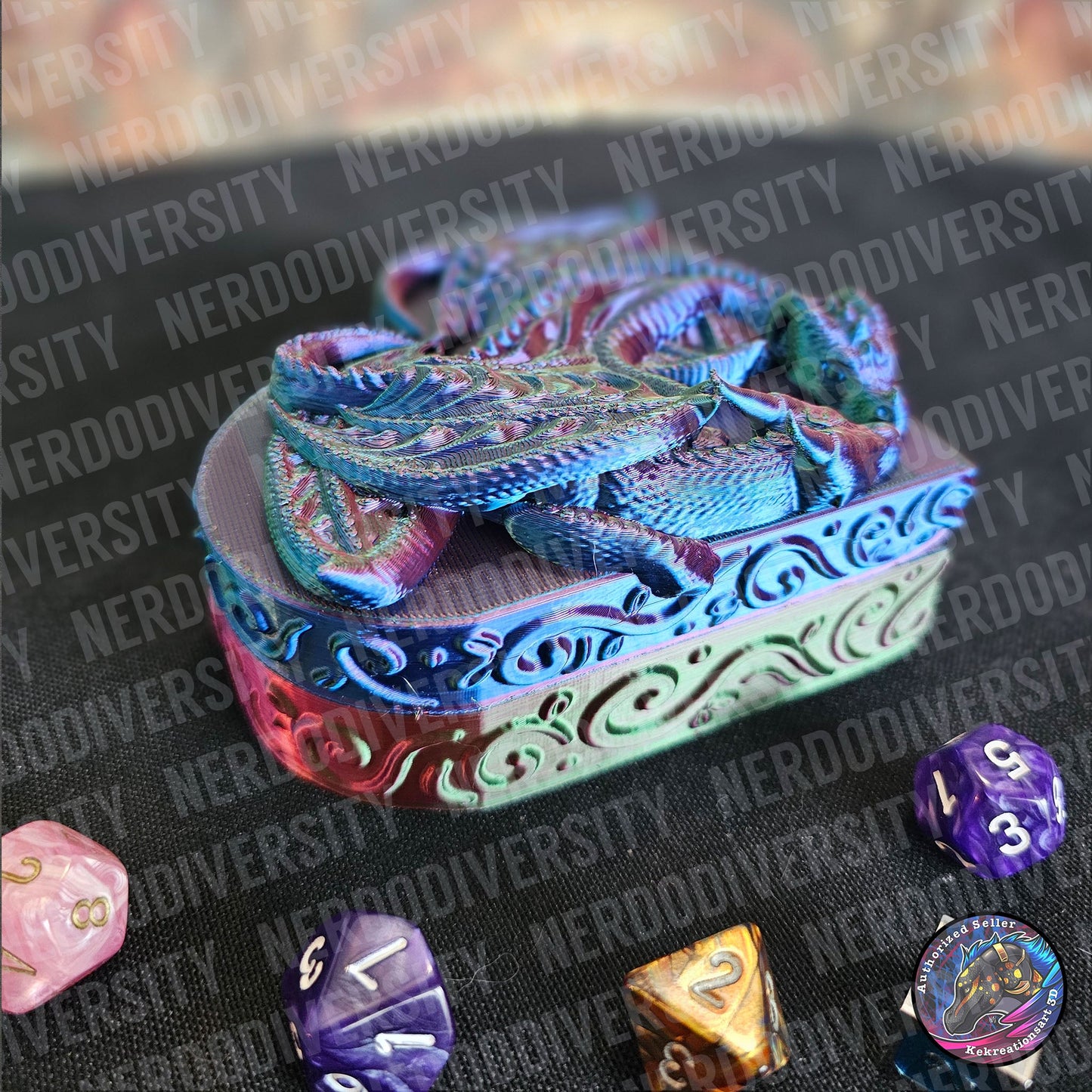 Love Eternal Dragon Heart Box - Hologram