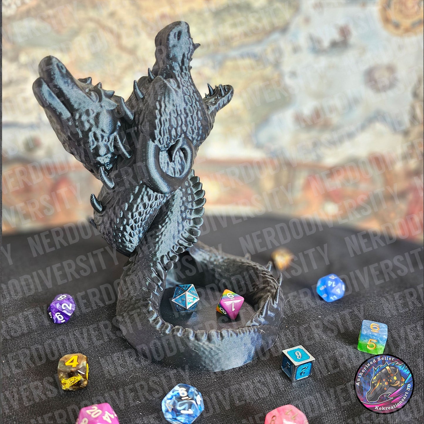 Twin Dragons Dice Tower