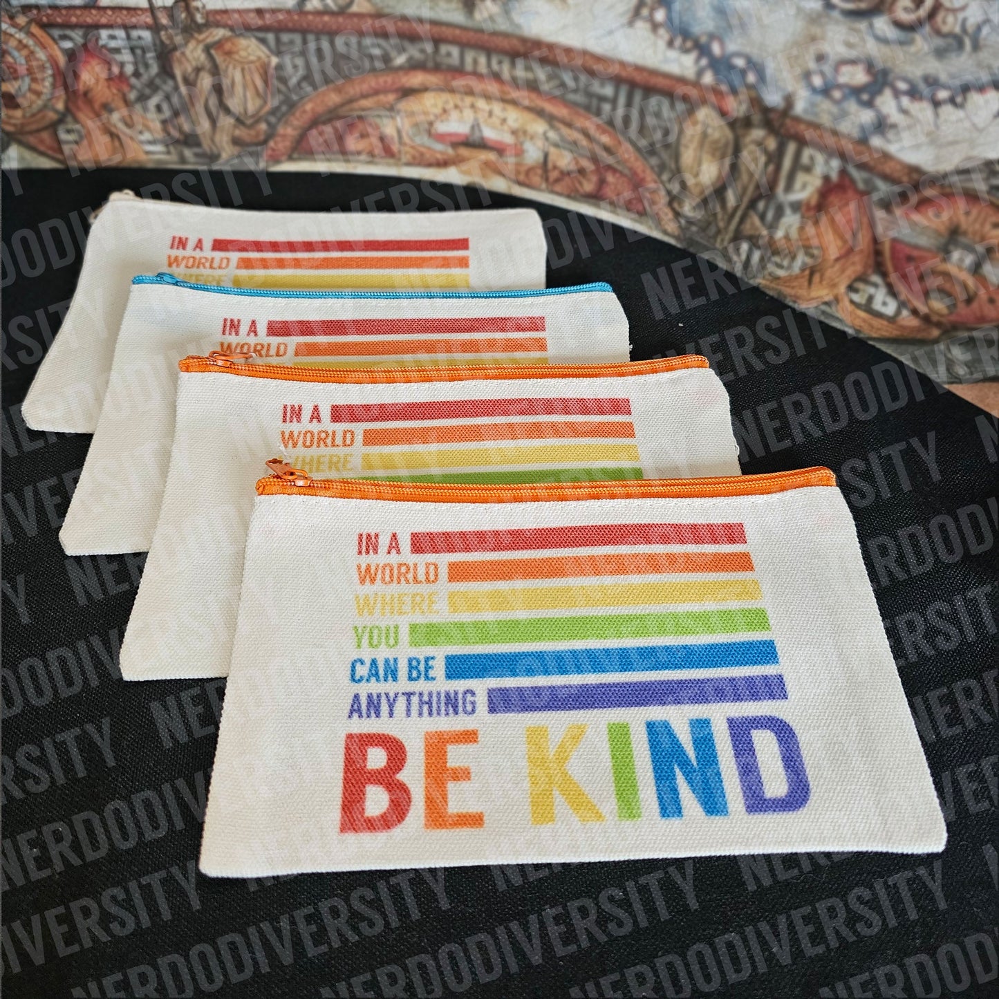 "Be Kind" Zipper Pouch