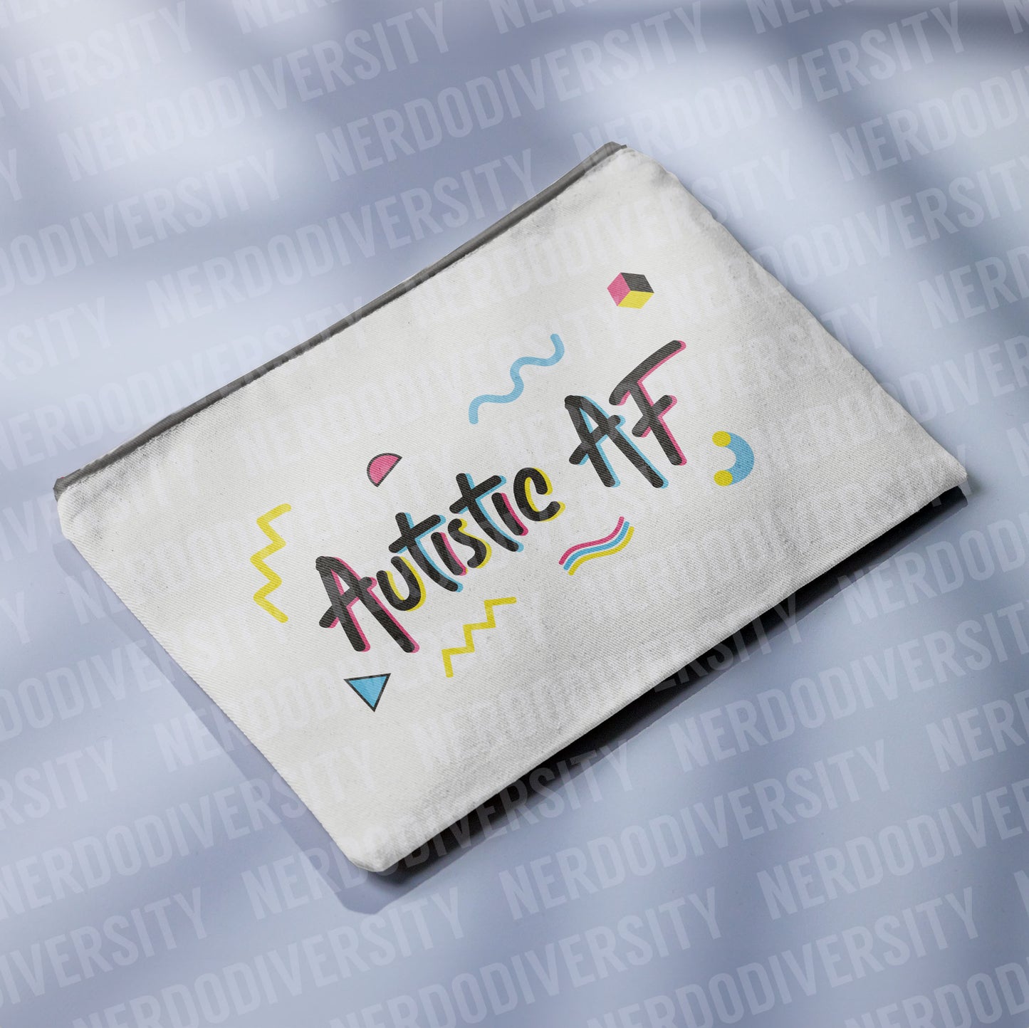 "Autistic AF" Zipper Pouch