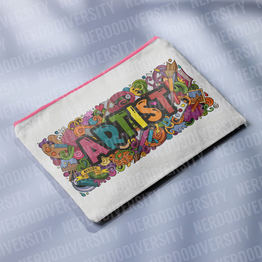 "Artist" Zipper Pouch