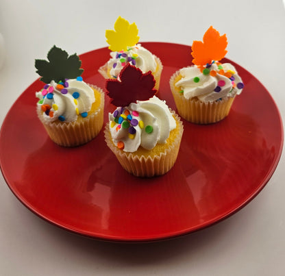 Leaf Cupcake Toppers