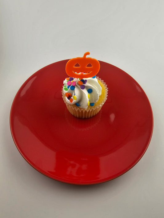 Jack-o-Lantern Cupcake Toppers